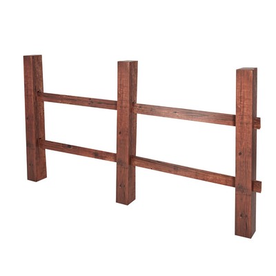 3-D Brown Fence Prop