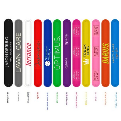 Colorful Silicone Slap Bracelets