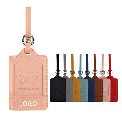 PU Leather Luggage Tag