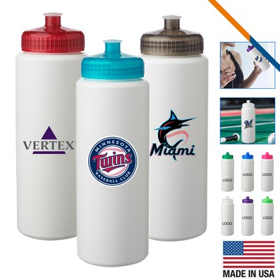 Meris Plastic Sports Bottle - 32 OZ.