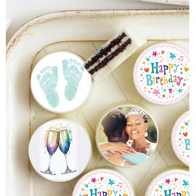 Gluten Free Chocolate Dipped Oreo Cookies with Edible Image