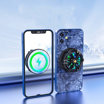 Portable Mobile Cooling Fan W/ Wireless Charging Function