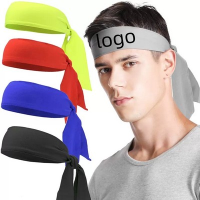 Sports Headband Tie Headband