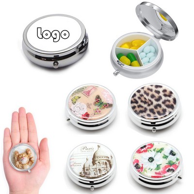 Versatile Pill Box With Mirror