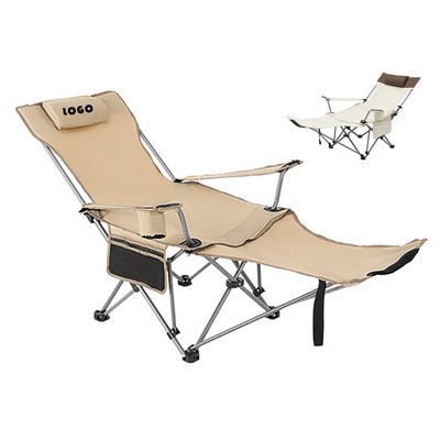 Folding Outdoor Recliner Patio Lounge Chair Lawn