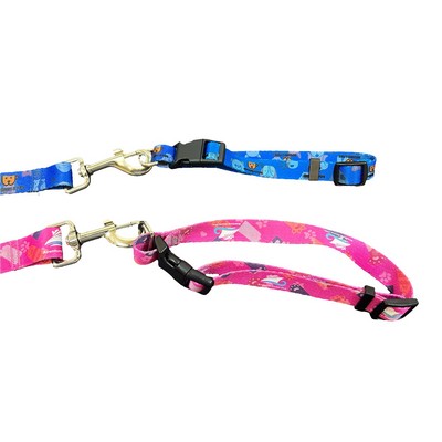 NEW Paw Power Pet Collar & Leash Combo Set (Mix and Match) Sizes