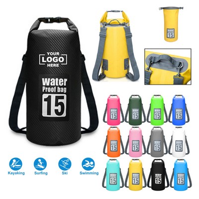 15L High Quality Rugged Laundry Waterproof Dry Bag