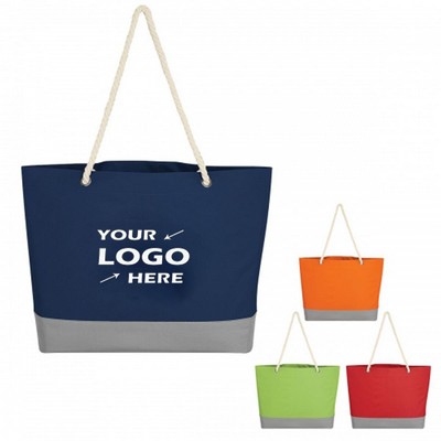 Tote Bag With Rope Handles