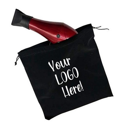 Luxury Velvet Hair Dryer Drawstring Bags (10" W x 13" H)