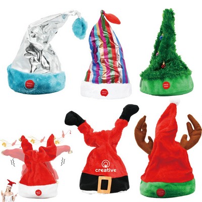 Singing & Dancing Christmas Hat for Kids & Adult