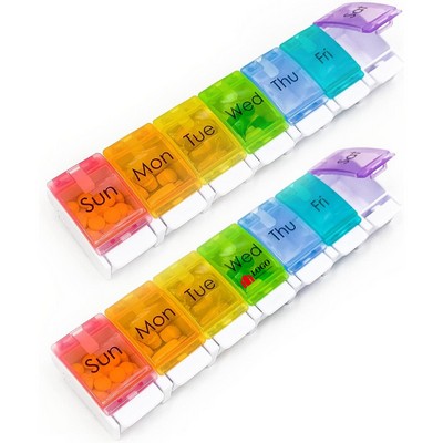 Weekly Pill Organizer Bpa Free Travel 7 Days Pill Box Case