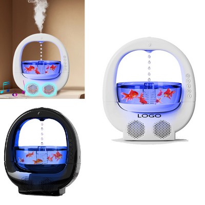 Humidifier Water Drip With Bluetooth Speaker