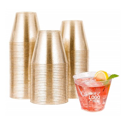 9 oz Gold Disposable Cups