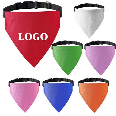 High-Quality Canvas Dog Bandana for All Sizes