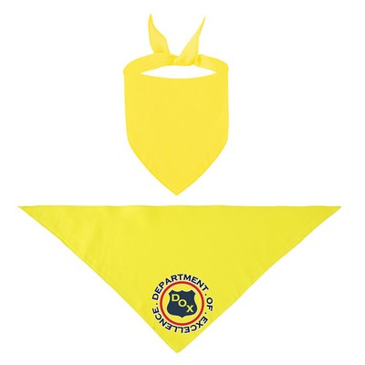 L Size Pet Bib Triangle Towel