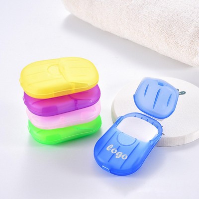 Soap Paper Sheets Portable Travel Bath Slice 30 Sheets