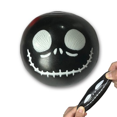 Halloween Black Ghost Ball Stress Ball