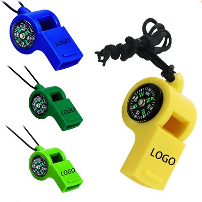 Whistle Compass 2 in 1 Function Whistle