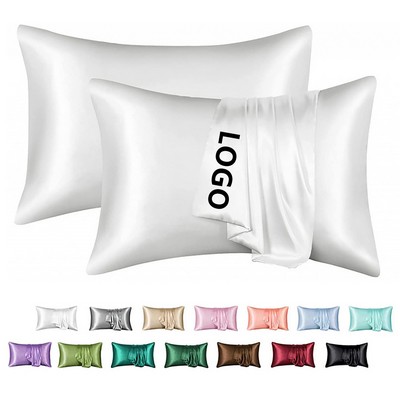 Satin Pillowcase for Hair and Skin Slip Pillow Cases Satin Cooling Pillow Covers