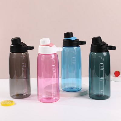 Tritan Straw Portable Sports Water Bottle 33oz