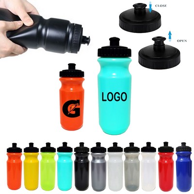 21 Oz Pe Bicycle Sports Squeeze Water Bottle