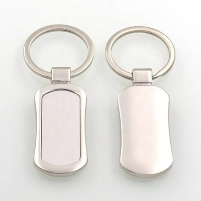 Metal Keychain Customized Logo Round/Square/Oval/pendant