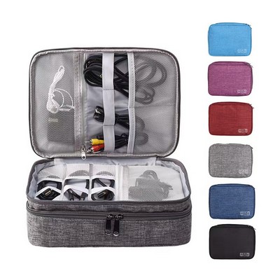 Travel Electronics Cable Organizer Bag