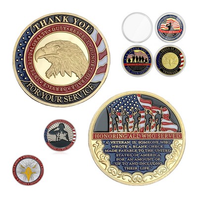 Full Color Custom Challenge Coin