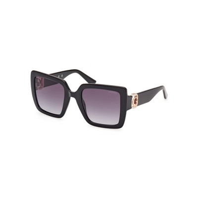 GUESS® Women's Shiny Black Sunglasses