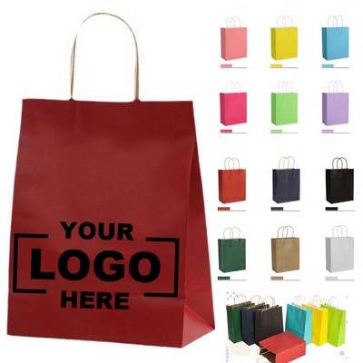 Reusable Kraft Paper Shopping Bags