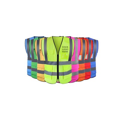 Multi-Pocket Reflective Vest