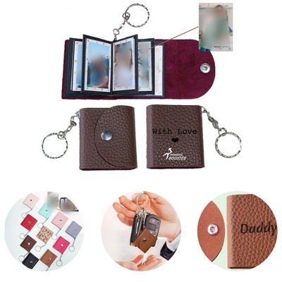 Personalized Mini Photo Album Keychain