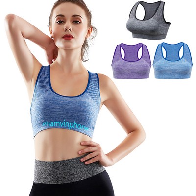 Quick-Dry Compression Sports Bra