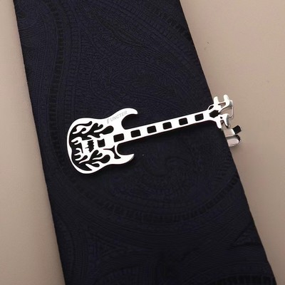 Stainless Steel Guitar Pins Music Tie Clips