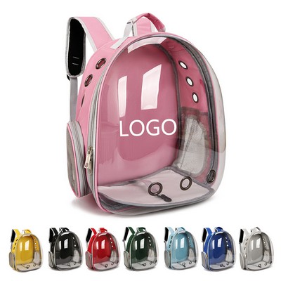 Transparent Bubble Window Portable Travel Pet Backpack Carrier