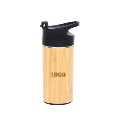 350ml Bamboo Stainless Steel Bottle