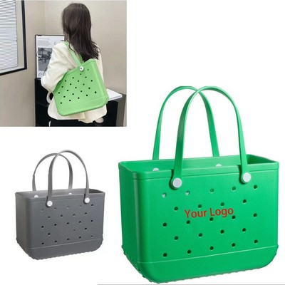 EVA Beach Tote Bag with Organizer