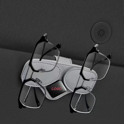 Non-slip Soft Magnetic Universal Car Visor Sunglasses Holder