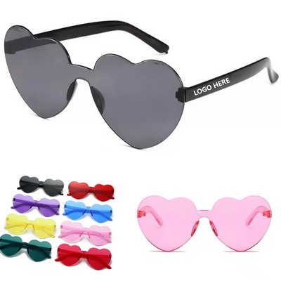 Heart Shape Rimless Glasses