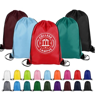 Polyester Custom Drawstring Backpack(13.5" X 16.5" )