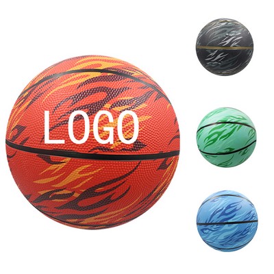 Rubber Material Size 7 Basketball