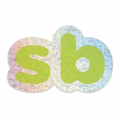 3"x3" Custom Glitter Stickers