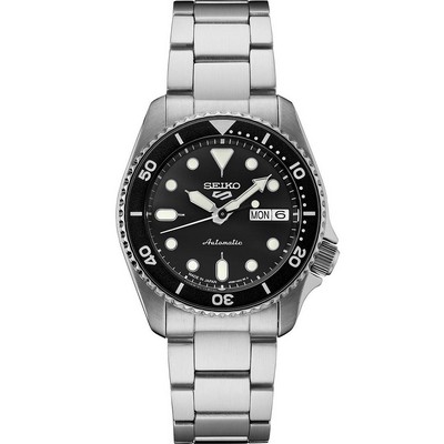 Seiko Watch 5 Sports Ss Automatic Black Dial