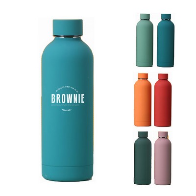 18 Oz. Small Mouth Stainless Steel Water Bottle