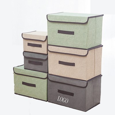 Folding Storage Box with Lid