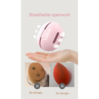 Silicone Beauty Egg "Breathe" Organizer Compartment