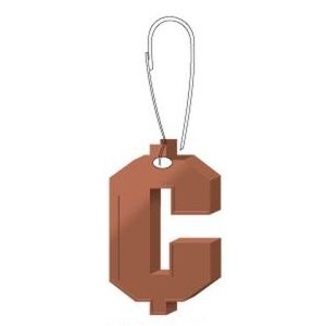 Cent Sign Zipper Pull