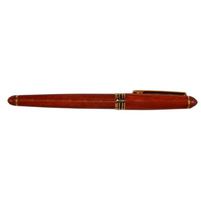 Illusion™ Wooden Snap Off Cap Rollerball Pen