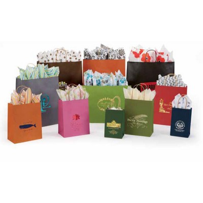 Tints on Kraft Paper Shopping Bags 16"x6"x19"