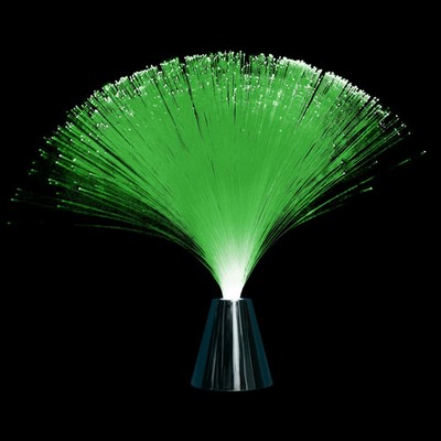 Green Fiber Optic Lamp